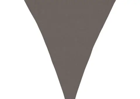 Pânză parasolar, antracit, 3x4x4 m, HDPE, 160 g/m² - 2/5