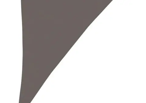 Pânză parasolar, antracit, 4x5x6,8 m, HDPE, 160 g/m² - 2/5