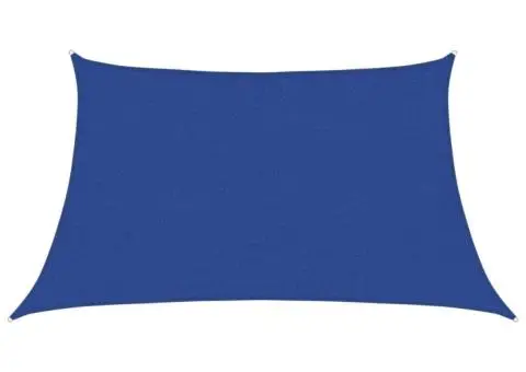 Pânză parasolar, albastru, 3/4x2 m, HDPE, 160 g/m² - 2/5