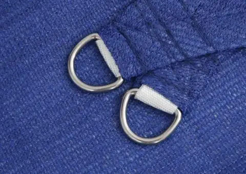 Pânză parasolar, albastru, 3/4x2 m, HDPE, 160 g/m² - 5/5