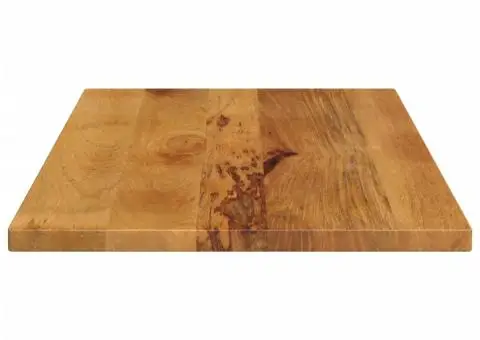 Blat masă 70x50x2,5 cm lemn masiv dreptunghiular de mango - 4/5