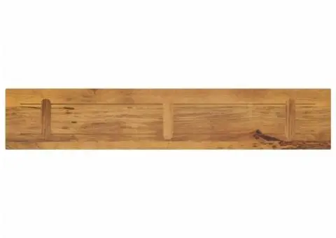 Blat masă, 140x40x2,5 cm, dreptunghiular, lemn masiv de mango - 5/5