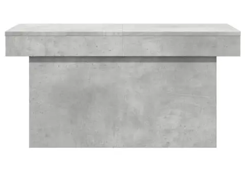 Măsuță de cafea, gri beton, 80x55x40 cm, lemn compozit - 5/5