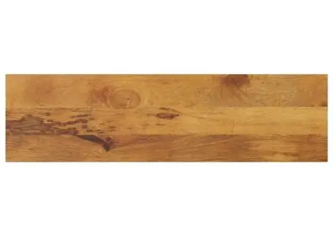 Blat masă 110x30x2,5 cm lemn masiv dreptunghiular de mango - 1/5