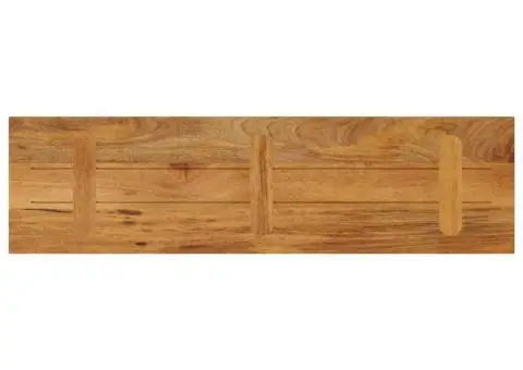 Blat masă 110x30x2,5 cm lemn masiv dreptunghiular de mango - 5/5