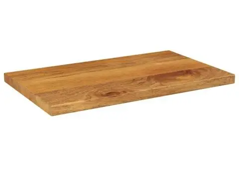 Blat masă 40x30x2,5 cm lemn masiv dreptunghiular de mango - 1/5