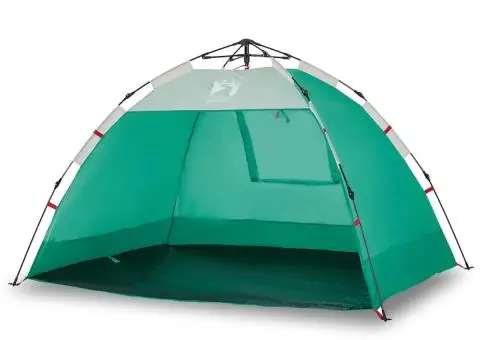 Cort camping 2 persoane verde marin impermeabil setare rapidă - 2/5