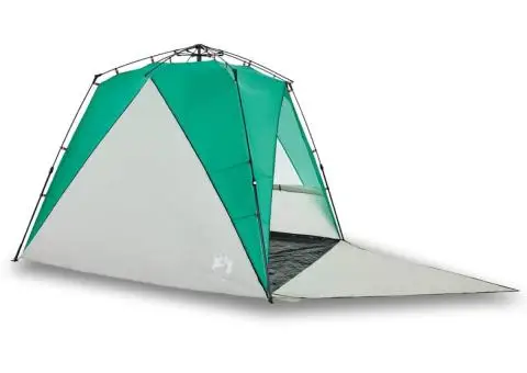 Cort camping 4 persoane verde marin impermeabil setare rapidă - 2/5