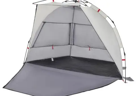 Cort camping 2 persoane gri impermeabil setare rapidă - 5/5