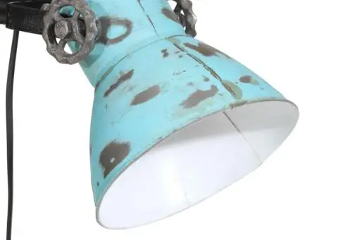 Lampă de podea, 25 W, albastru uzat, 25x25x90/140 cm, E27 - 5/5