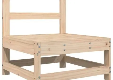 Set canapea de grădină, 8 piese, lemn masiv de pin - 5/5