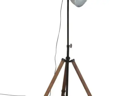Lampă de podea 25 W, argintiu vintage, 75x75x90-150 cm, E27 - 2/5