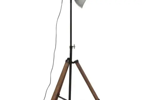 Lampă de podea 25 W, argintiu vintage, 75x75x90-150 cm, E27 - 4/5