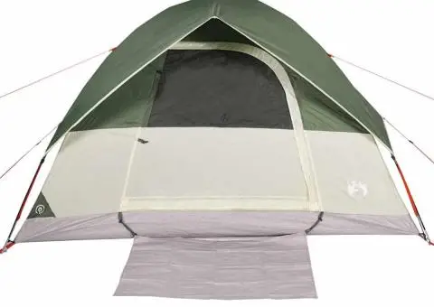 Cort de camping cupolă pentru 6 persoane, verde, impermeabil - 5/5