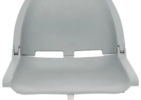 Set cu scaun pliabil pentru barcă, 2 piese, gri - 3/5