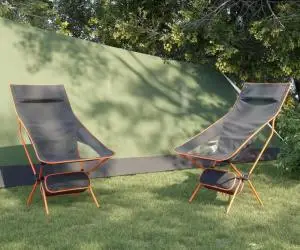 vidaXL Scaune camping pliabile, 2 buc., negru, textil oxford /aluminiu
