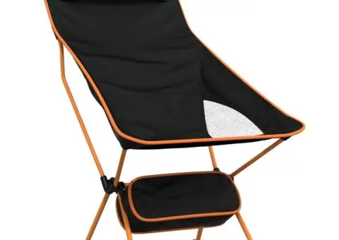 Scaune camping pliabile, 2 buc., negru, textil oxford /aluminiu - 5/5