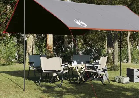 Prelată de camping, portocaliu, 430x380x210 cm, impermeabilă - 1/5