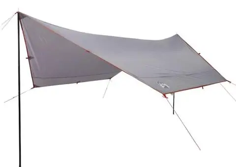 Prelată de camping, portocaliu, 430x380x210 cm, impermeabilă - 2/5