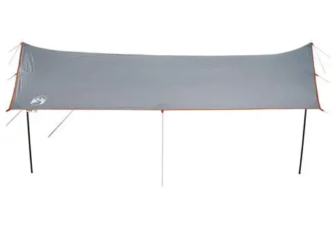 Prelată de camping, portocaliu, 460x305x210 cm, impermeabilă - 5/5