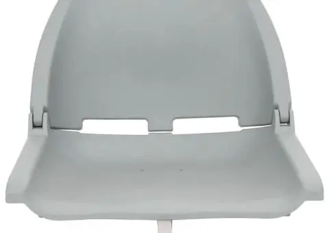 Set cu scaun pliabil pentru barcă, 4 piese, gri - 3/5