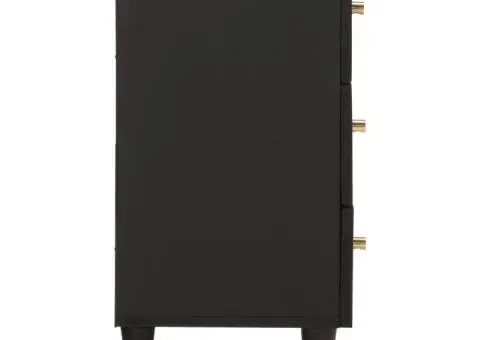 Noptieră, 50x33x60 cm, lemn masiv de mango - 4/5