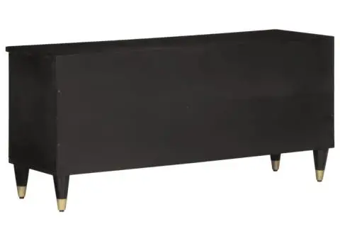Comodă TV, 100x33x46 cm, lemn masiv de mango - 5/5