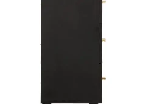 Dulap lateral, 40x33x75 cm, lemn masiv de mango - 4/5