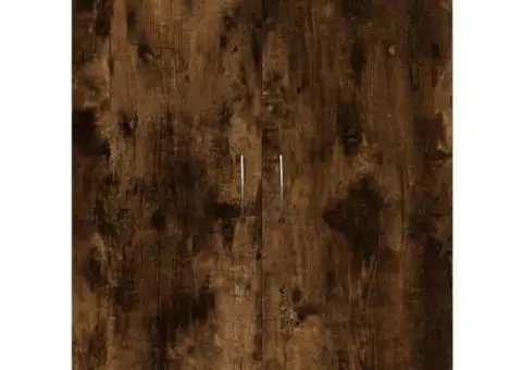 Fișet, stejar fumuriu, 60x32x77,5 cm, lemn prelucrat - 4/5