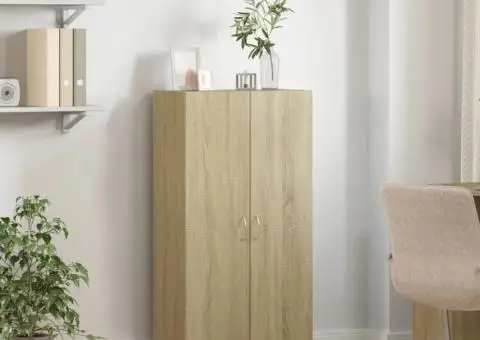 Fișet, stejar sonoma, 60x32x115 cm, lemn prelucrat - 3/5