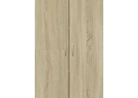 Fișet, stejar sonoma, 60x32x115 cm, lemn prelucrat - 4/5