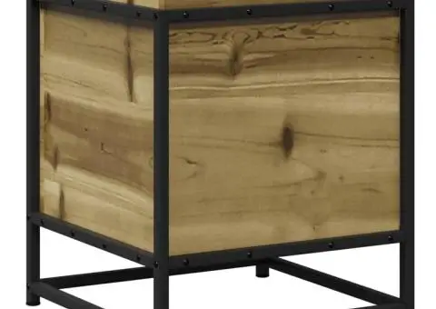 Jardinieră de grădină, 40x40x50 cm, lemn de pin impregnat - 2/5