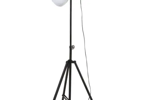 Lampă de podea, alb, 61x61x90/150, 25 W, E27 - 5/5