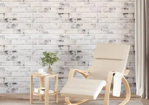 Panouri de perete 3D, 10 buc., gri deschis, 100x50 cm, EPS - 1/5