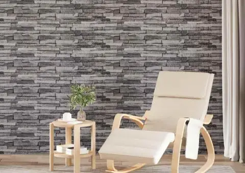 Panouri de perete 3D, 14 buc., antracit, 100x25 cm, EPS - 1/5