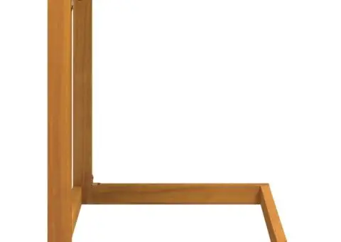 Măsuță în formă C, 42x40x50 cm, lemn masiv de acacia - 5/5