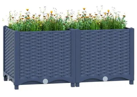 Strat înălțat, 80 x 40 x 38 cm, polipropilenă - 1/5