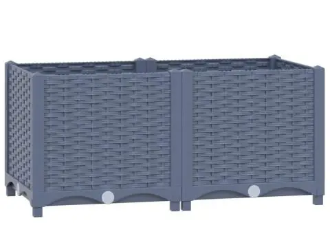 Strat înălțat, 80 x 40 x 38 cm, polipropilenă - 2/5