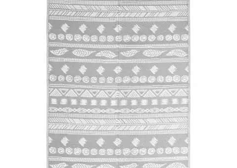 Covor de exterior, ARAKIL gri, 120x180 cm, PP - 2/5