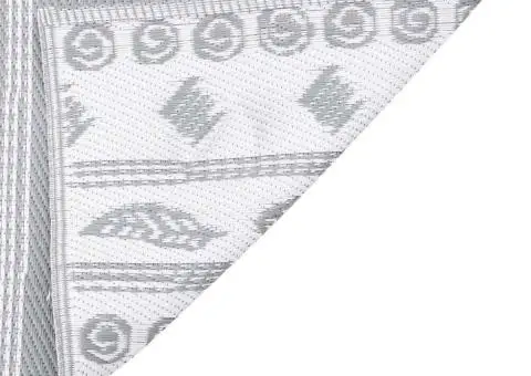 Covor de exterior, ARAKIL gri, 120x180 cm, PP - 4/5