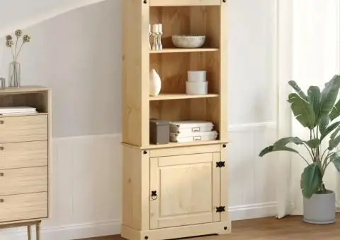 Dulap înalt „Corona”, 74x38x170 cm, lemn masiv de pin - 3/5