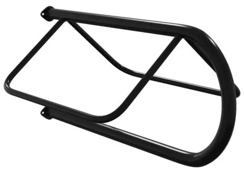 Suport pentru șa, montat pe perete, negru, fier - 2/5