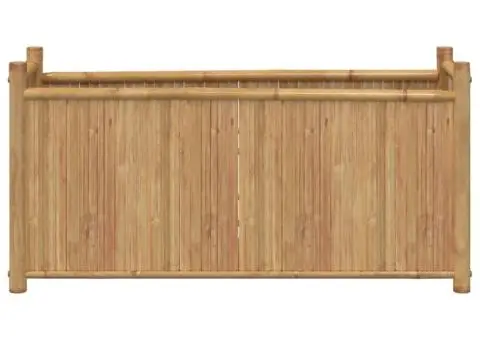 Jardinieră, 100x30x50 cm, bambus - 4/5