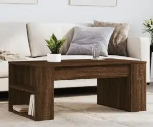 vidaXL Măsuță de cafea, stejar maro, 102x55x42 cm, lemn prelucrat