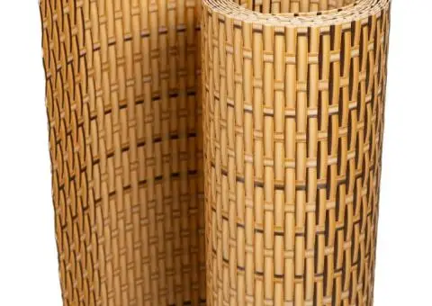 Paravan Balcon Maro Deschis 300x100 cm Poly Rattan - 2/5