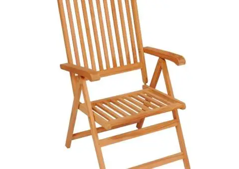 Scaune grădină, cu perne bej, 4 buc., lemn masiv de tec - 3/5