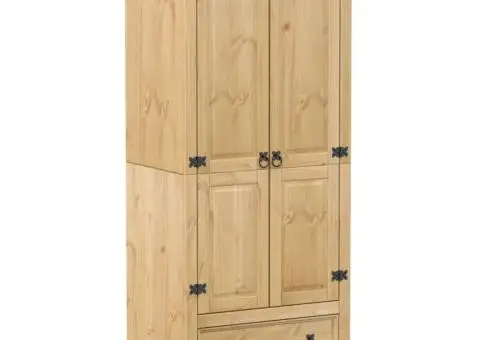 Șifonier Corona, 76x50x170 cm, lemn masiv de pin - 2/5