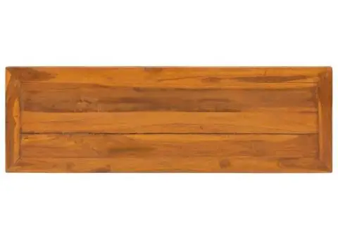 Comodă TV, 110 x 35 x 40 cm, lemn masiv de tec - 5/5