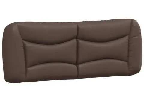 Pat cu saltea, maro, 120x200 cm, piele ecologică - 5/5