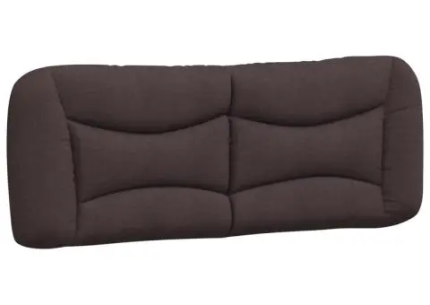 Pat cu saltea, maro închis, 140x200 cm, textil - 5/5